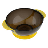 Maxbell PVC Salon Hair Dyeing Tint Mixing Bowl Coloring Tool Suction Base Yellow - Aladdin Shoppers