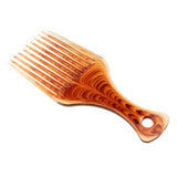 PVC Afro Hair Pick Comb Detangle Wig Braid Styling Lift Hairbrush