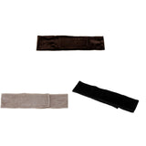 Max Flexible Cloth Wig Band Grip Scarf Headband Hair Wiggery Hairband Black