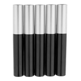 Max 5 Pieces 10ml Plastic Empty Mascara Eyelash Bottle Liquid Tube Funnels Black
