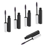 Max 5 Pieces 10ml Plastic Empty Mascara Eyelash Bottle Liquid Tube Funnels Black