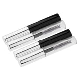 Maxbell 4 Pieces 4ML Black Clear Empty Mascara Tube Eyelash Liquid Bottle Makeup Cream Tubes Vials Containers with Wands Brushes and Rubber Inserts, Funnels