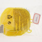 Max 2 Pieces Kitchen Silicone Sponge Dish Washing Scrubber Brush Yellow