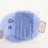 Max 2 Pieces Kitchen Silicone Sponge Dish Washing Scrubber Brush Blue