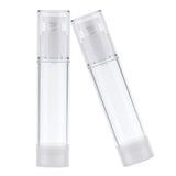 Max 2 Pieces Empty Lotion Cosmetic Cream Bottles Airless Pump Dispenser 50ml
