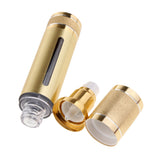 50ml Airless Pump Bottle Lotion Cream Cosmetic Refillable Container Gold