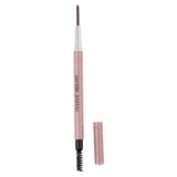 3 in 1 Eyebrow Makeup Pencil with Brush Eye Brow Shaping Stencil 02#Natural Brown