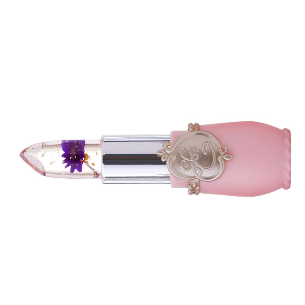 Maxbell Flower Lipstick Color Jelly Lipgloss Magic Temperature Change 06# Purple - Aladdin Shoppers