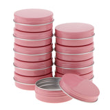 10x 60ml Round Aluminum Cosmetics Cream Empty Lip Balm Containers Jars Tin Pink