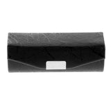 Max Leather Lipstick Lip Gloss Case Storage Box Makeup Holder with Mirror Black