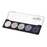Max 5 Color Glitter Eyeshadow Powder Eye Shadow Cosmetic Palette Shimmer Set #01