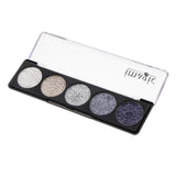 Max 5 Color Glitter Eyeshadow Powder Eye Shadow Cosmetic Palette Shimmer Set #01