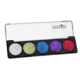 Max 5 Color Glitter Eyeshadow Powder Eye Shadow Cosmetic Palette Shimmer Set #03