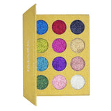 Max 12Color Glitter Eye Shadow Palette Highly Shimmer Diamond Pigment Eyeshadow #2