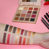 Max 16 Color Eye Shadow Palette Matte Glitter Makeup Shimmer Powder Cosmetic Kit