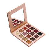 Max 16 Color Eye Shadow Palette Matte Glitter Makeup Shimmer Powder Cosmetic Kit