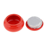 Max 12ml Empty Ceramics Makeup Contianer Jar Cosmetic Powder Storage Pot Red