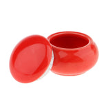 Max 12ml Empty Ceramics Makeup Contianer Jar Cosmetic Powder Storage Pot Red