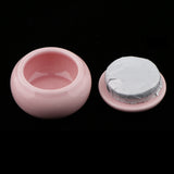 12ml Empty Ceramics Makeup Contianer Jar Cosmetic Powder Storage Pot Pink