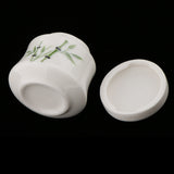 Max Ceramic Empty Cosmetics Loose Powder Container Tea Tins 25ml Bamboo