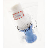 Max Salon Barber Hair Cutting Neck Duster Cleaning Brush Powder Container Blue
