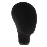 Maxbell Mannequin Canvas Block Head Wig Toupee Hat Display With Mount Hole 21 Black" - Aladdin Shoppers
