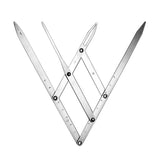 Max Microblading Caliper Eyebrow Measuring Positioning Ruler Permanent Stencil