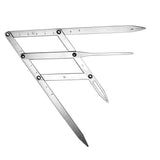 Max Microblading Caliper Eyebrow Measuring Positioning Ruler Permanent Stencil