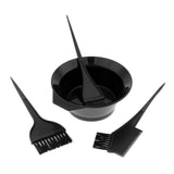 Maxbell Set of 4 Pcs Salon Hair Coloring Dyeing Kit Dye Brush Comb Bowl Tint Bleach Tool Kit Black - Aladdin Shoppers