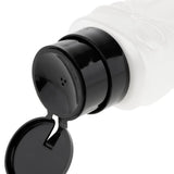 Max 3pcs 230ml Empty Nail Art Polish Cleaning Remover Bottle Pump Dispenser White