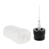 Max 3pcs 230ml Empty Nail Art Polish Cleaning Remover Bottle Pump Dispenser White