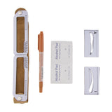 Max Eyebrow Card Pencil Ruler Kit 3D Magnetism Eyebrow Permanent Makeup Tools
