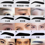 Max Eyebrow Card Pencil Ruler Kit 3D Magnetism Eyebrow Permanent Makeup Tools
