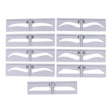 Max Eyebrow Card Pencil Ruler Kit 3D Magnetism Eyebrow Permanent Makeup Tools