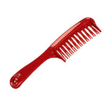 Curved Tooth Detangling Comb Hair Detangler Brush for Wet Curly hair Red