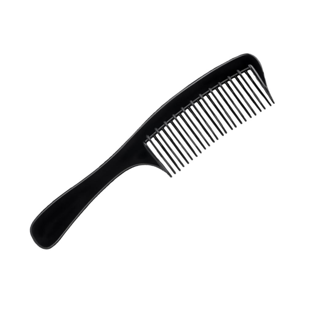 Maxbell Curved Tooth Detangling Comb Hair Detangler Brush for Wet Curly hair Black - Aladdin Shoppers