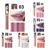 Max Diamond Shimmer Lipstick Glitter Lip Gloss Waterproof & Long Lasting 4g 01