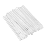 Max 50 Pcs Disposable Lip Brushes Gloss Wands Applicators Makeup Tool White