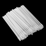Max 50 Pcs Disposable Lip Brushes Gloss Wands Applicators Makeup Tool White