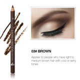 12pcs Waterproof Long Lasting Eyebrow Makeup Pencil Eye Brow Pen Set Brown