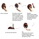 Maxbell Synthetic Loose Wave Body Wave Wig, Long Black Wig, Middle Part Wig Heat Resistant for Women - 62cm