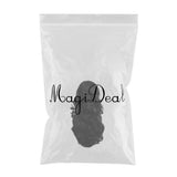 Maxbell Synthetic Loose Wave Body Wave Wig, Long Black Wig, Middle Part Wig Heat Resistant for Women - 62cm
