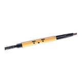 Waterproof Rotary Eyebrow Pencil Long-lasting Eyebrow Makeup Pen Red Brown