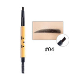 Max Waterproof Rotary Eyebrow Pencil Long-lasting Eyebrow Makeup Pen Black
