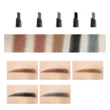 Max Waterproof Rotary Eyebrow Pencil Long-lasting Eyebrow Makeup Pen Black