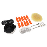 Max Hot Fusion Glue Keratin Melt Hot Pot Hair Extension Tools Kit +Glue Beads EU