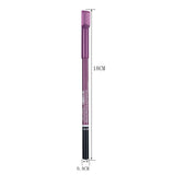 Max 12pcs Waterproof No Smudging Eyebrow Makeup Pencil with Comb Set Black