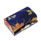 Max Brocade Lipstick Lip Gloss Case Carry Storage Box Lip Balm Holder w/ Mirror #D