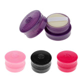 Travel Empty Makeup Loose Powder Container Case with Puff Sifter Black