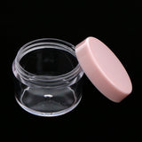 Max 12pcs 15g Makeup Sample Container Cosmetic Lotion Cream Gel Jars Pots  Pink